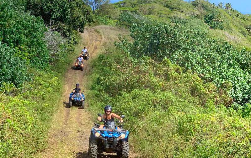 bora bora quad tours bora bora mont popoti