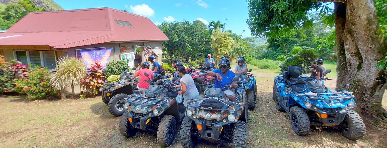 Bora Bora ATV Tours Faanui Valley Mountain Paths