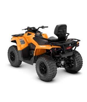 Can Am ATV Quad Rear View - Bora Bora Mountain Tours