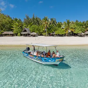 Snorkeling ATV combo boat